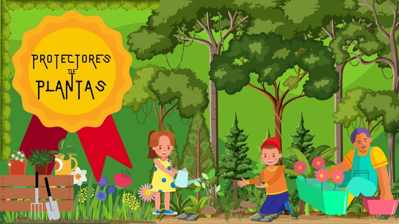 EL MUNDO DE LAS PLANTAS PARA NIÑOS |INSIGNIA PROTECTORES DE PLANTAS