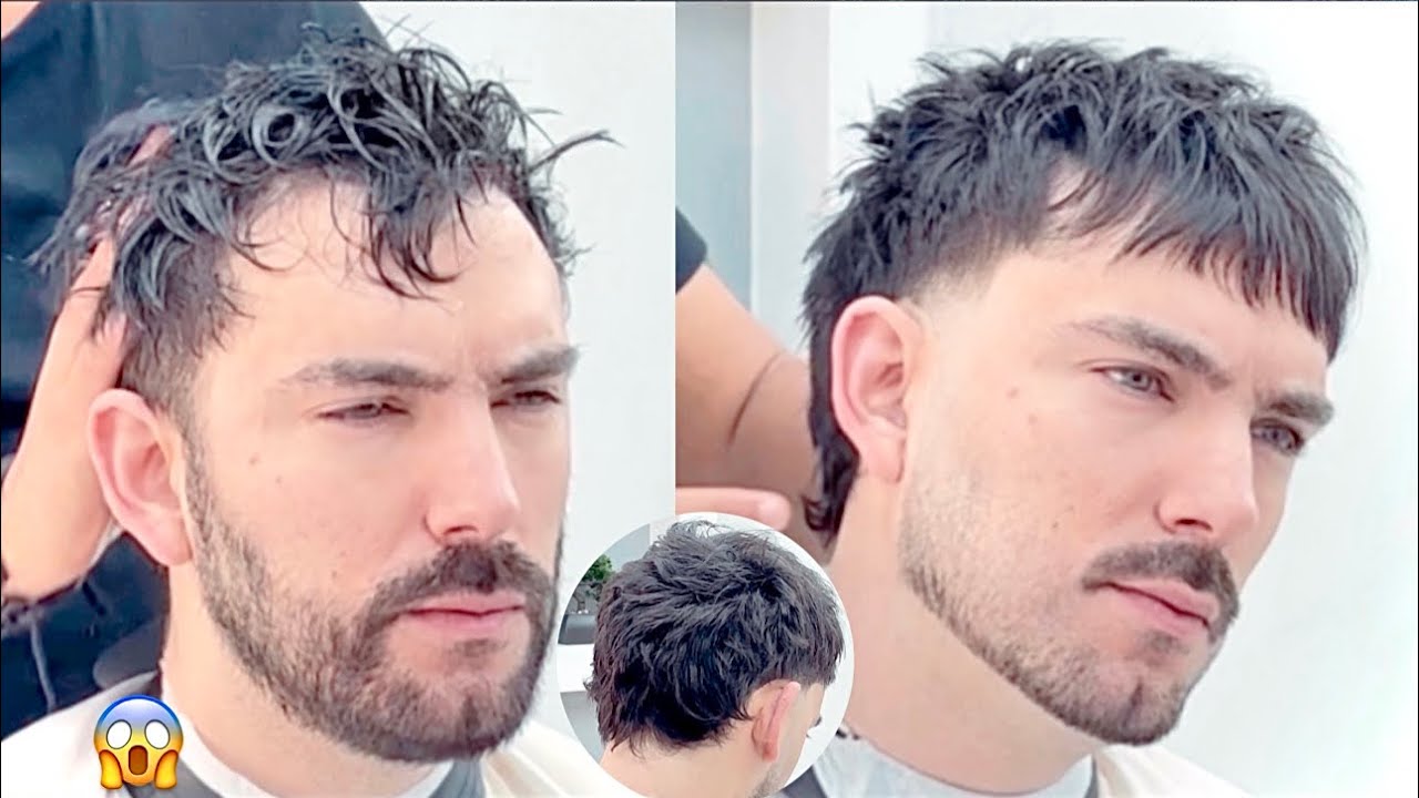 Mullet a tijera y máquina TUTORÍAL  #hairstyle #cortedecabello #liso #mullet #taperfade