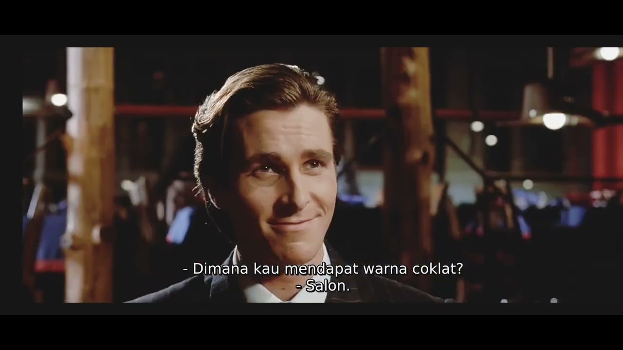 sigma male face, American Psycho scenes
