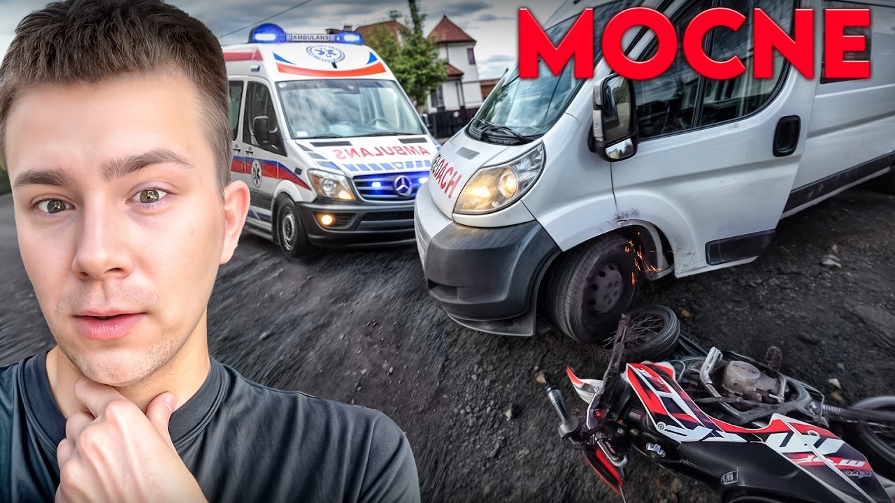 wjechał crossem w busa I jazda na Hondzie CR500 I gleba na Yamaszce YZF250