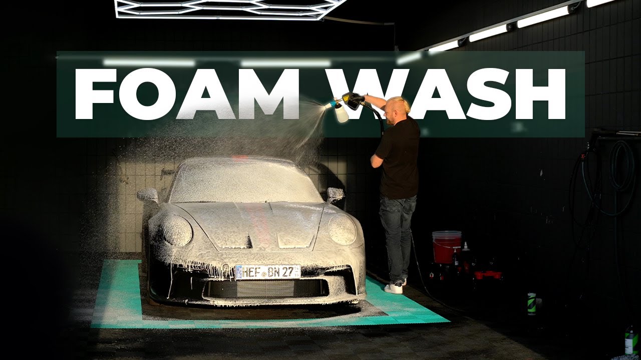 Quick Wash Porsche 911 GT3 (2023) CarPro Rims & Tires Cleaning | waschguru 4K
