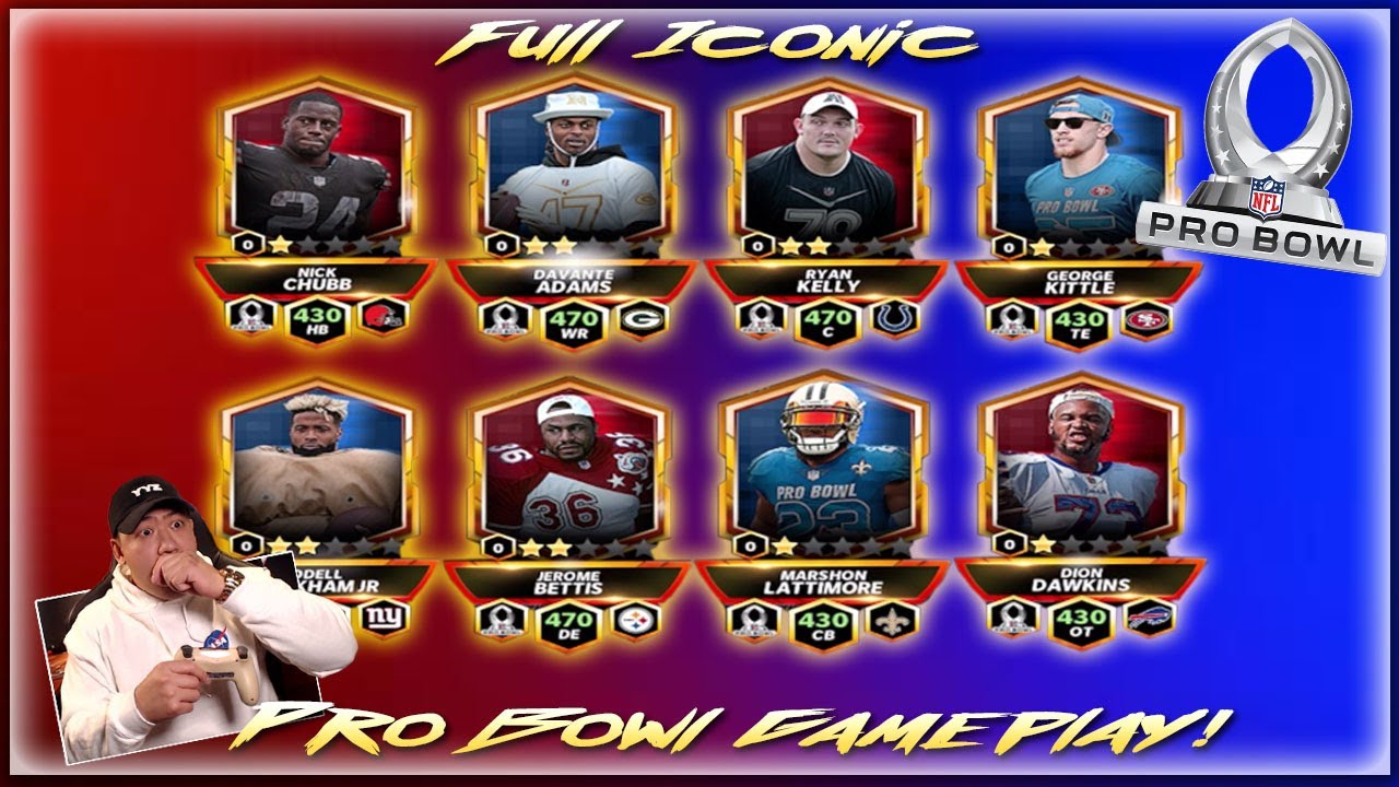 ALL PRO BOWL ICONIC MASTERS GAMEPLAY!! MADDEN MOBILE 22 PRO BOWL GAMEPLAY TOO GOOD!!