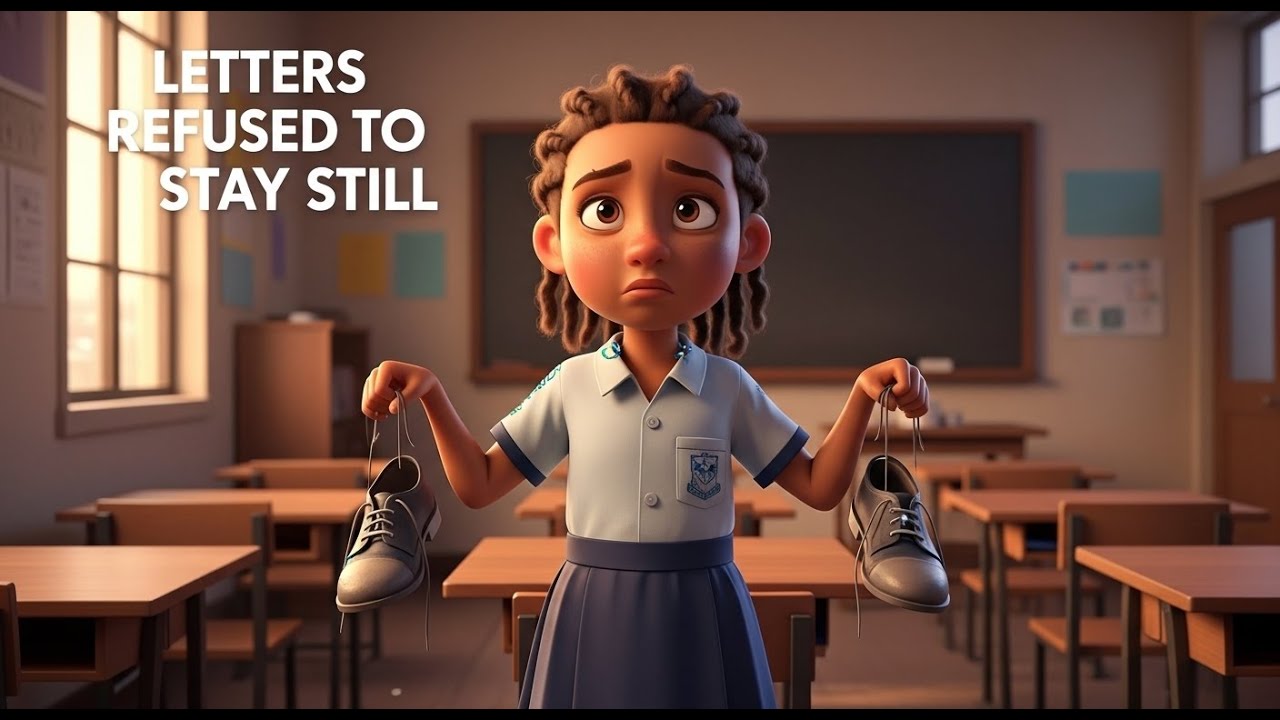 When Letters Refused to Stay Still | The girl everyone called lazy