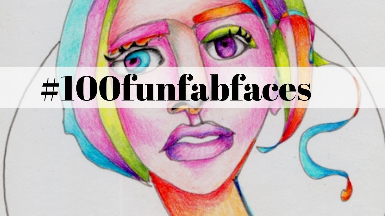 How Contour Drawing Can Make You A Better Artist ~ It's Super FUN too! (Video 11 of #100funfabfaces)