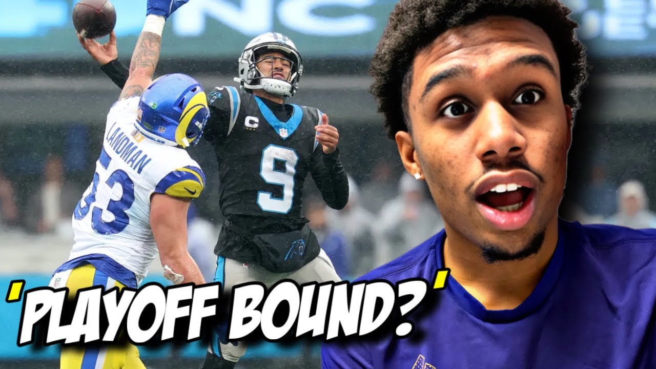 PANTHERS = PLAYOFF BOUND ? | RAMS VS PANTHERS GAME ( REACTION )