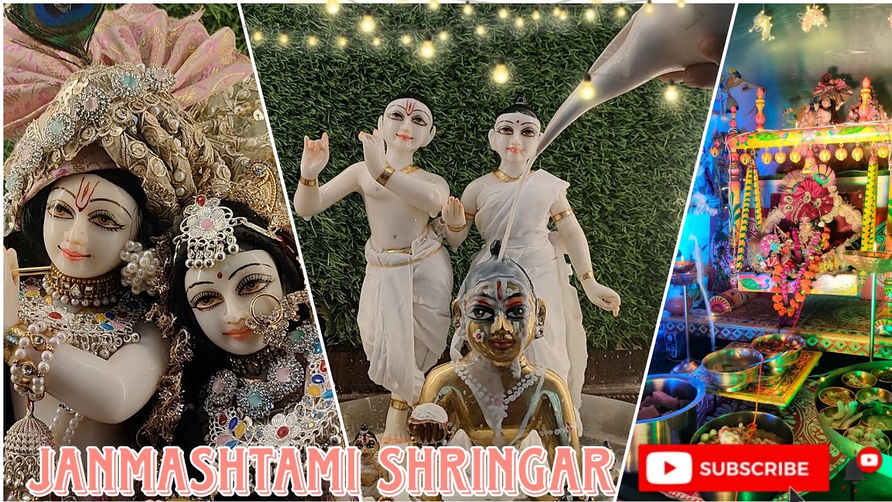 🌸 Janmashtami 2025 |Radha Krishna, Laddu Gopal Abhishek, Shringar & Janmashtami Decoration at Home 🌸
