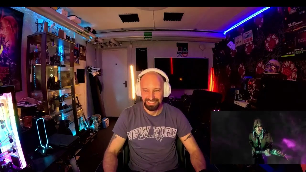Reacting to Tommy Johansson`s cover of  ( Dr Stein) By Helloween.