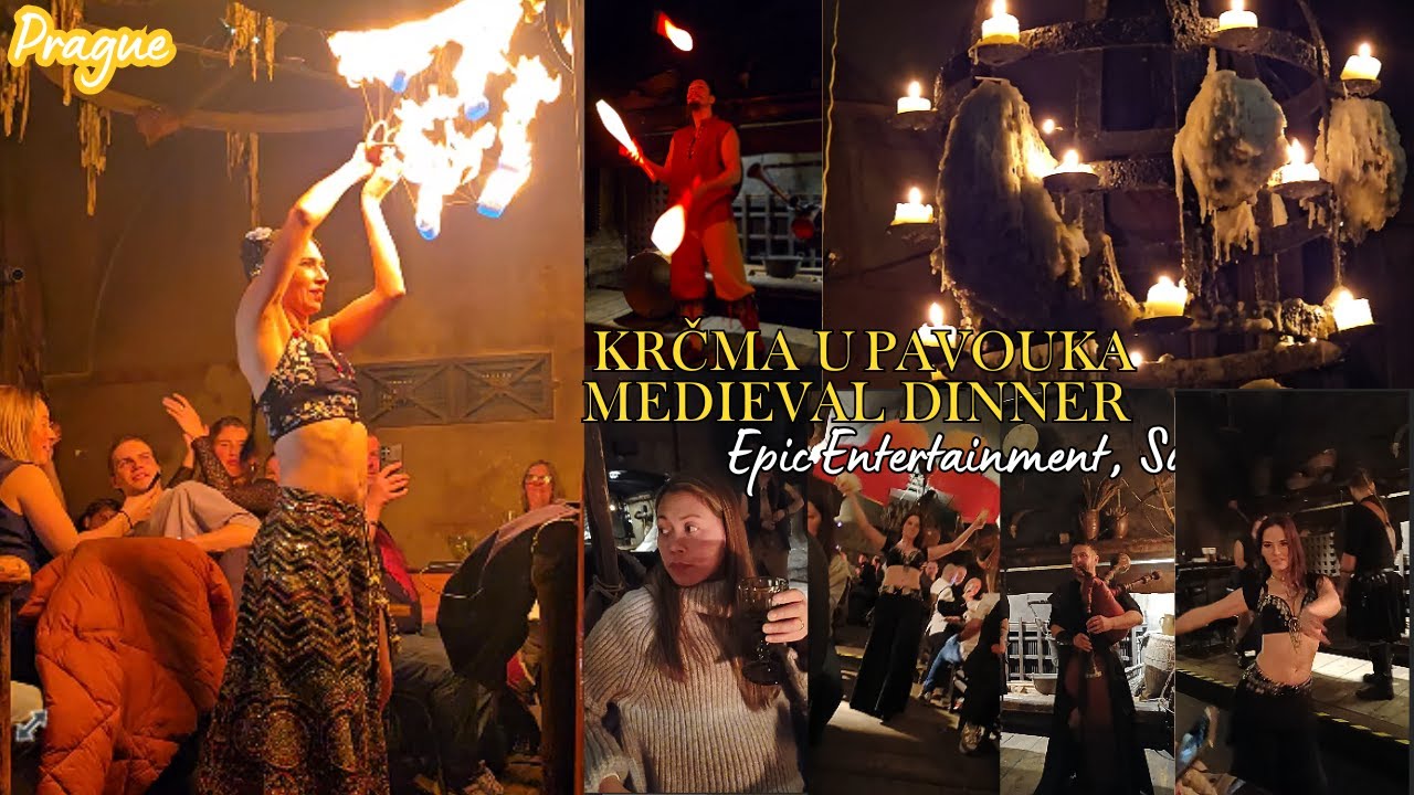 Medieval Dinner in Prague: Amazing Show, Meh Food? #Review | Krčma U Pavouka | Shiela Piet