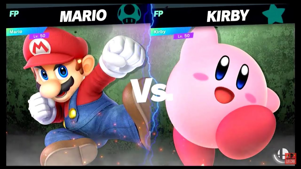 Super Smash Bros Ultimate Amiibo Fights – 3pm Poll Mario vs Kirby