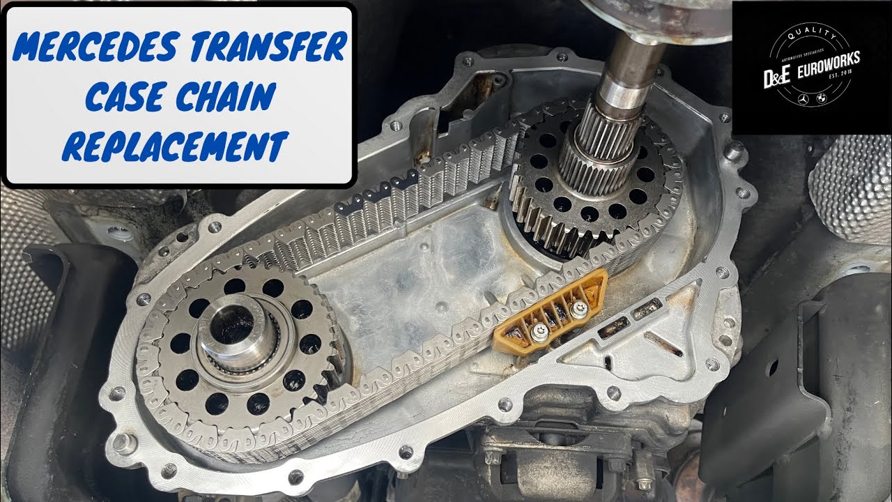 Transfer Case Chain Replacement X164 GL450 Mercedes-Benz Loud Knocking Noise Skipping. GL550. ML350.