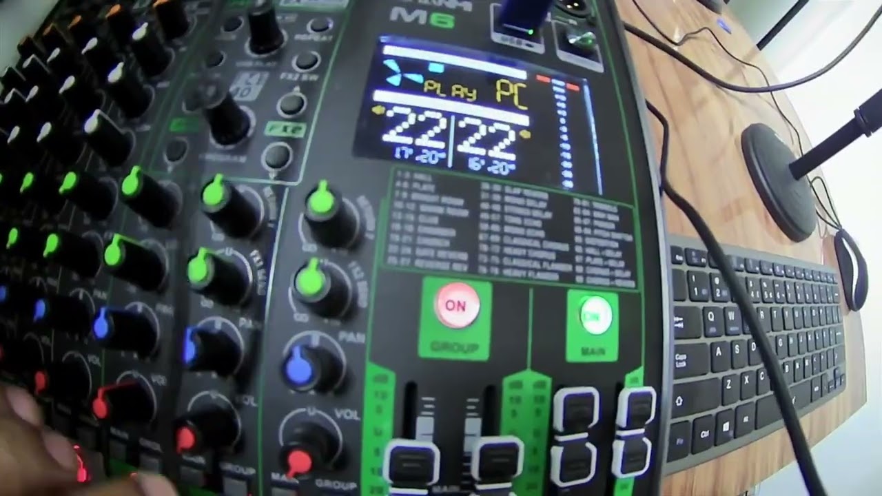 (((REVIEW ))Mesa de Som profissional Gochanmi M6 de 6 Canais com 2×99 Efeitos