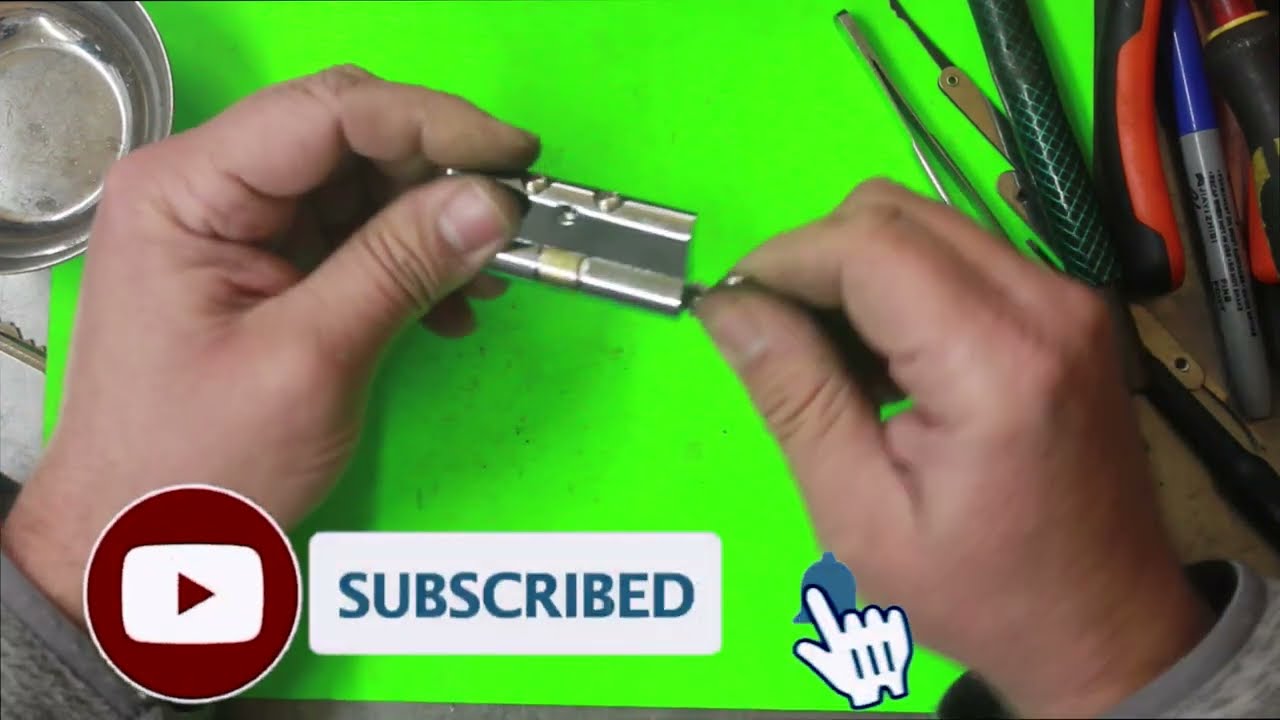 Security Screen Door Cylinder Rekey - Locksmith Training