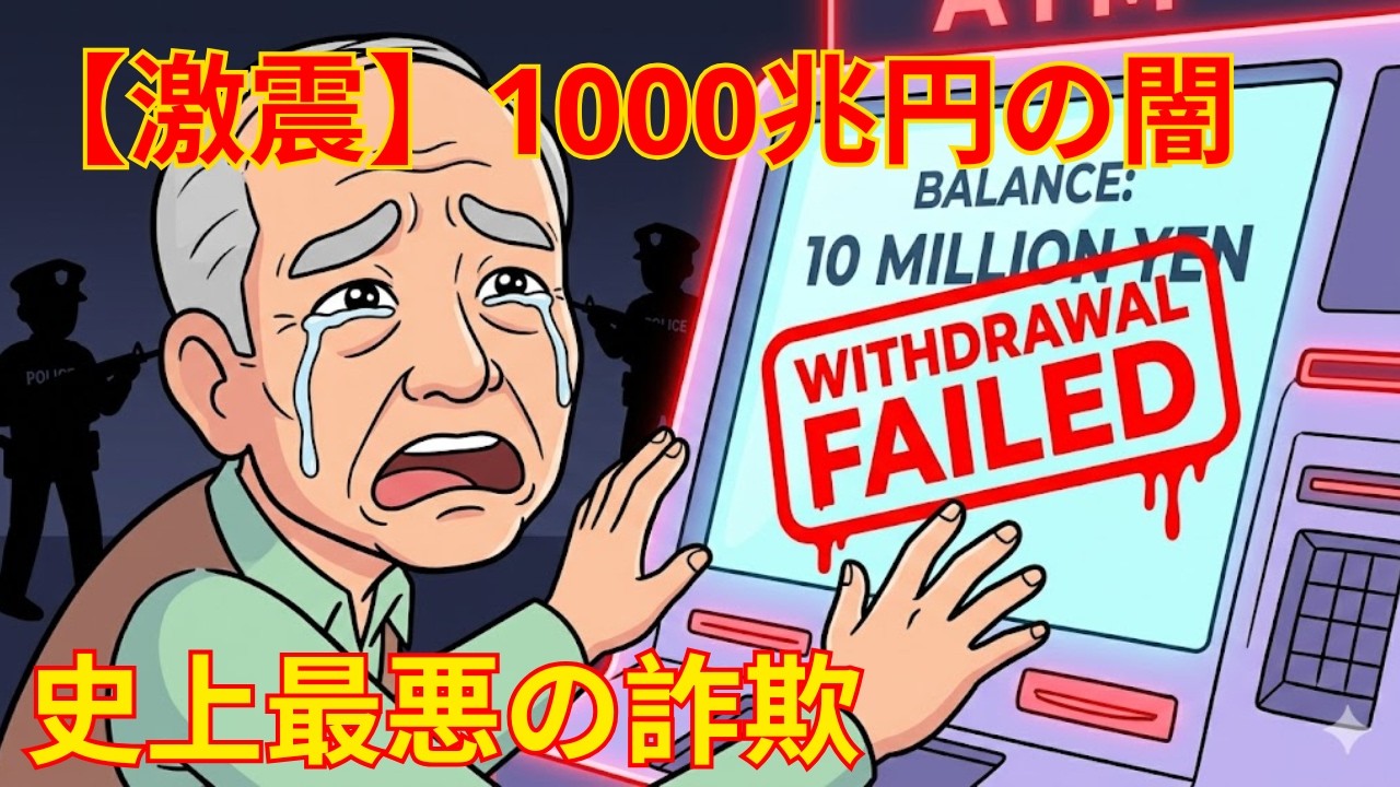 【激震】1000兆円債務と中国の口座凍結、15万人を騙した史上最悪の詐欺の正体