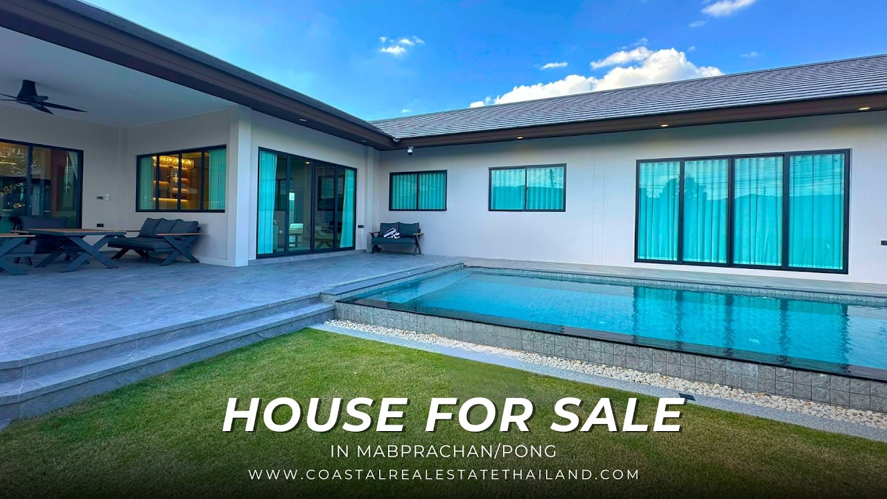High End Pool Villa Near Lake Mabprachan | House for Sale and Rent (Price in description)