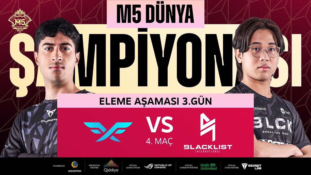 M5 Dünya Şampiyonası Grup Aşaması Eleme Aşaması 3. Gün | BLCK vs FF | 4. Maç