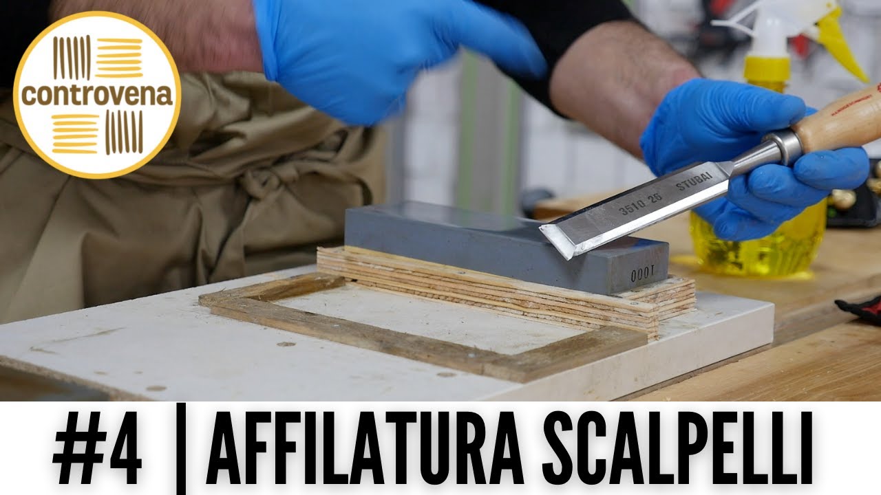 AFFILATURA SCALPELLI PER LEGNO | INCASTRI #4 | Falegnameria, fai da te e lavorazione del legno