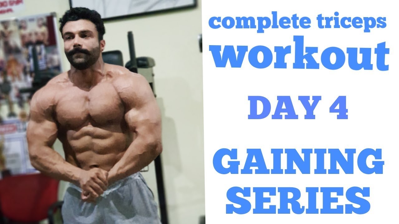 COMPLETE Tricep GYM Workout Routine | BEGINNERS | AMIT PANGHAL