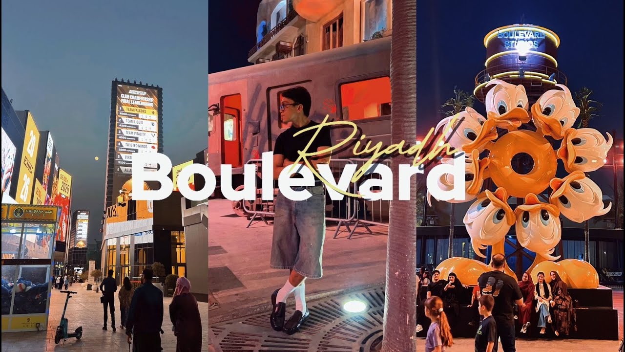 Ep003 | Silent Vlog: Lost in the Lights of Riyadh - Boulevard City 🌆