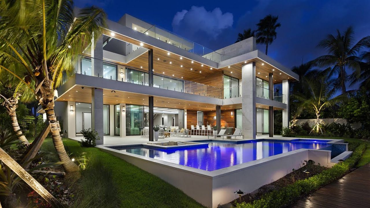 Florida Modern Mansion | 1408 West Lake Drive Fort Lauderdale, FL