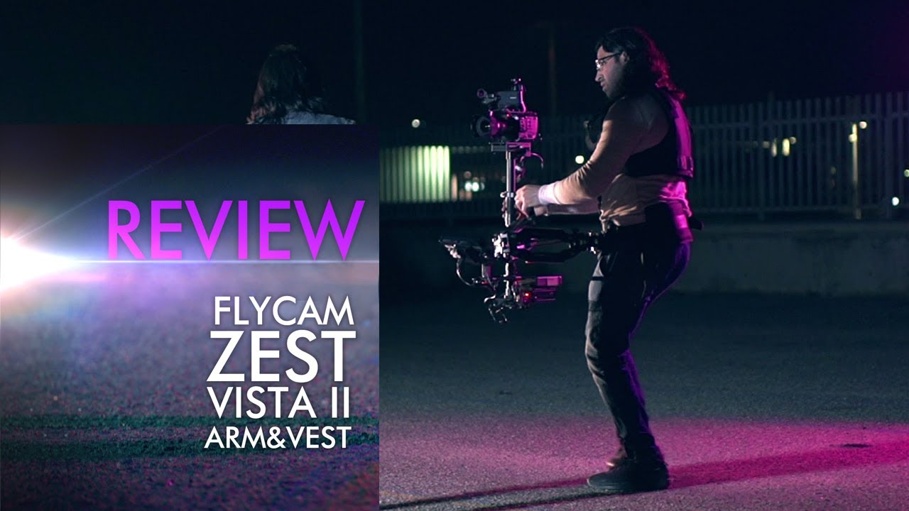 Flycam Zest Electronic Power Camera Stabilizer (5-15kg) + Vista-II Arm Vest | Review + Test Shots