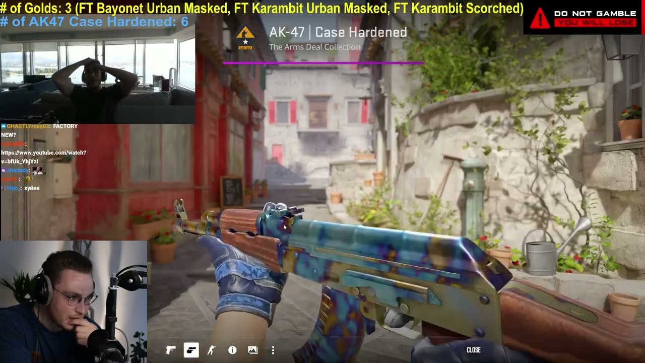OhnePixel REACTS to Trainwreck UNBOXING the HOLY GRAIL AK-47 555 Case Hardened! 🤯💎