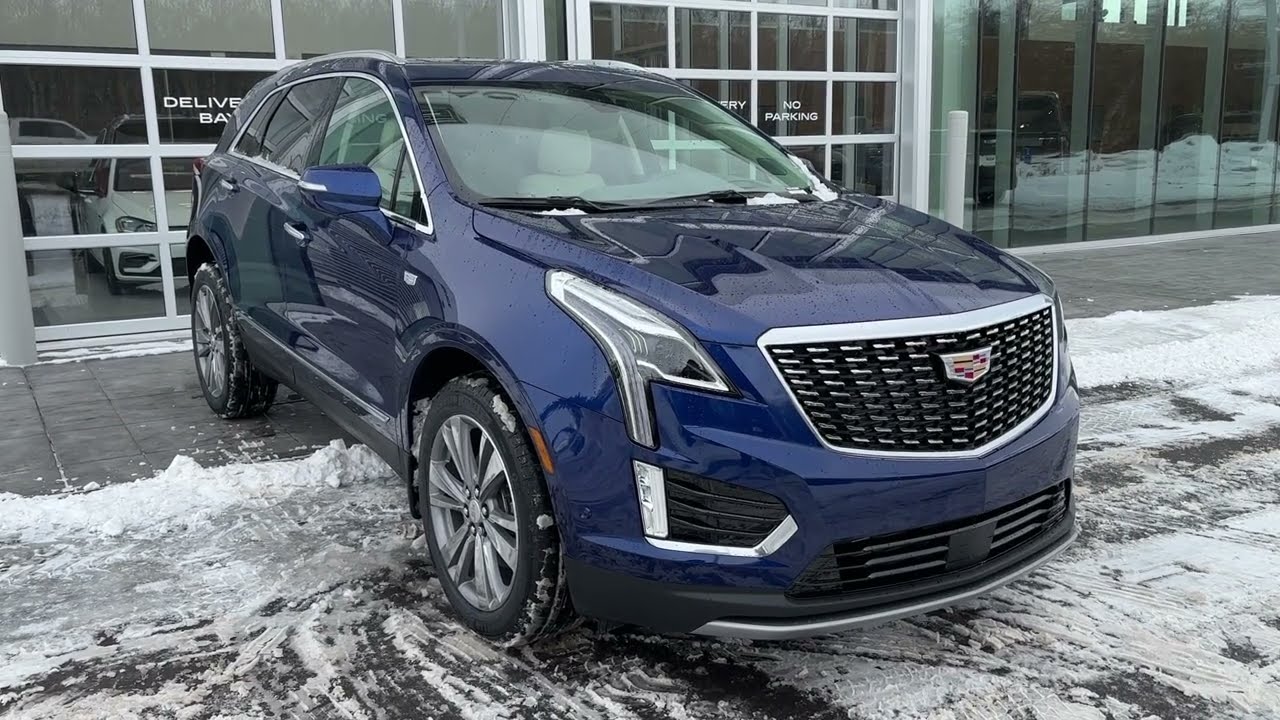 Blue 2026 Cadillac XT5 Premium Luxury Calgary AB Wolfe Auto Group | Stock Number: YK102667
