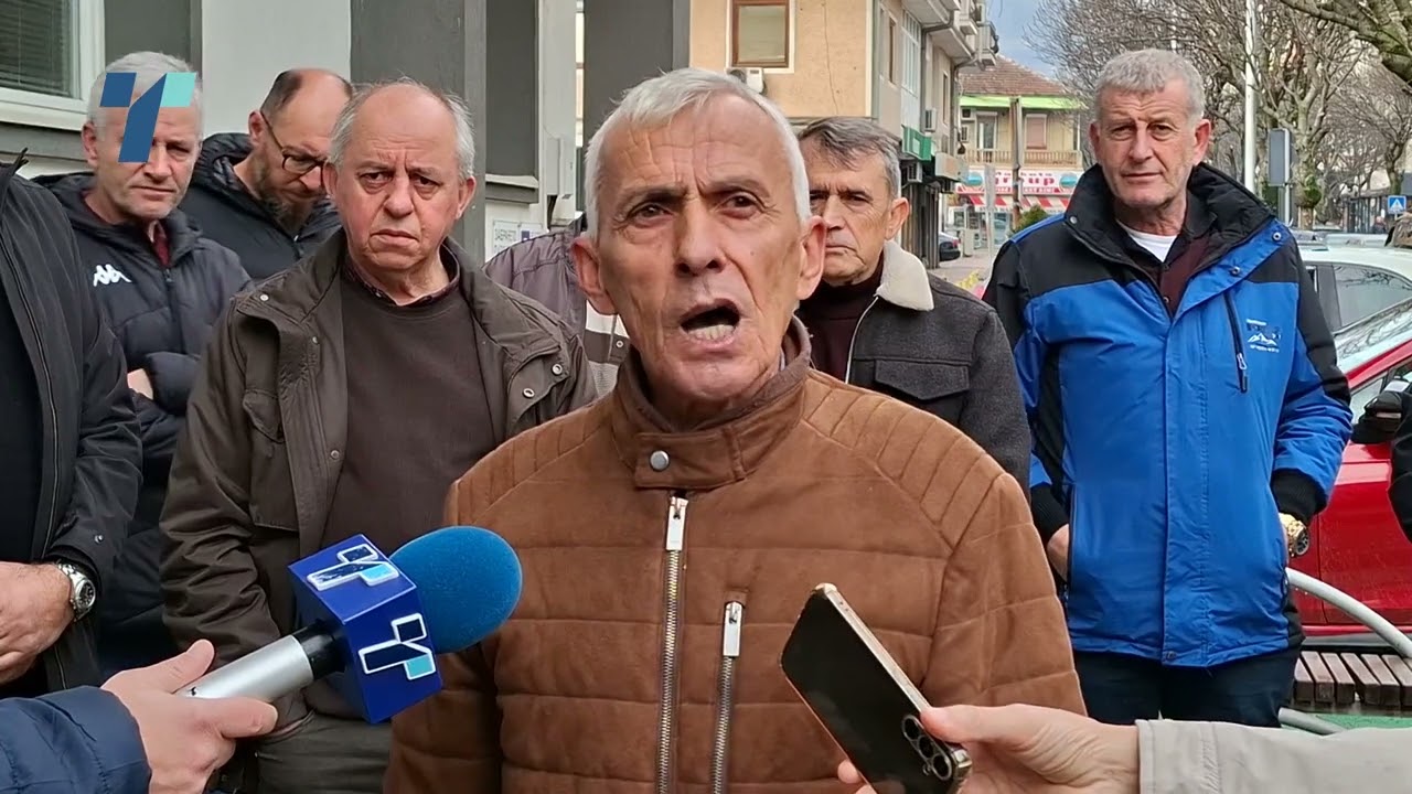 Протест на земјоделците пред Општина Тетово