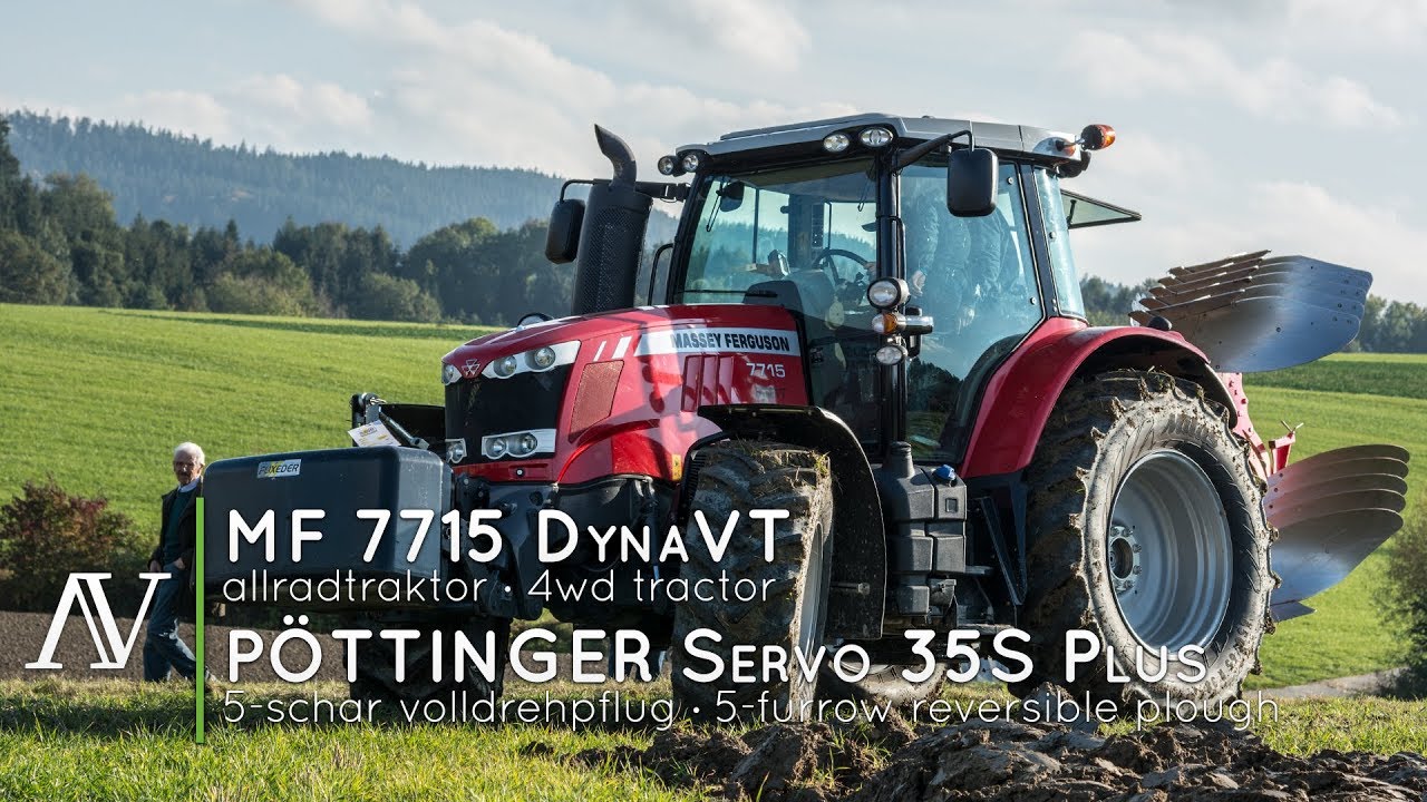 Massey Ferguson 7715 DynaVT + Pöttinger Servo 35S Plus - Ackern · ploughing