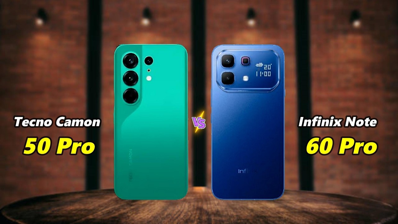 Infinix Note 60 Pro 5G vs Tecno Camon 50 Pro 4G