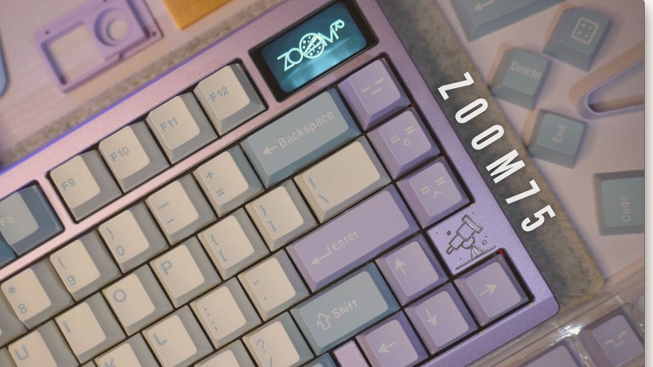 Meletrix Zoom75 unboxing, build and review | Special Edition Anodised Lavender