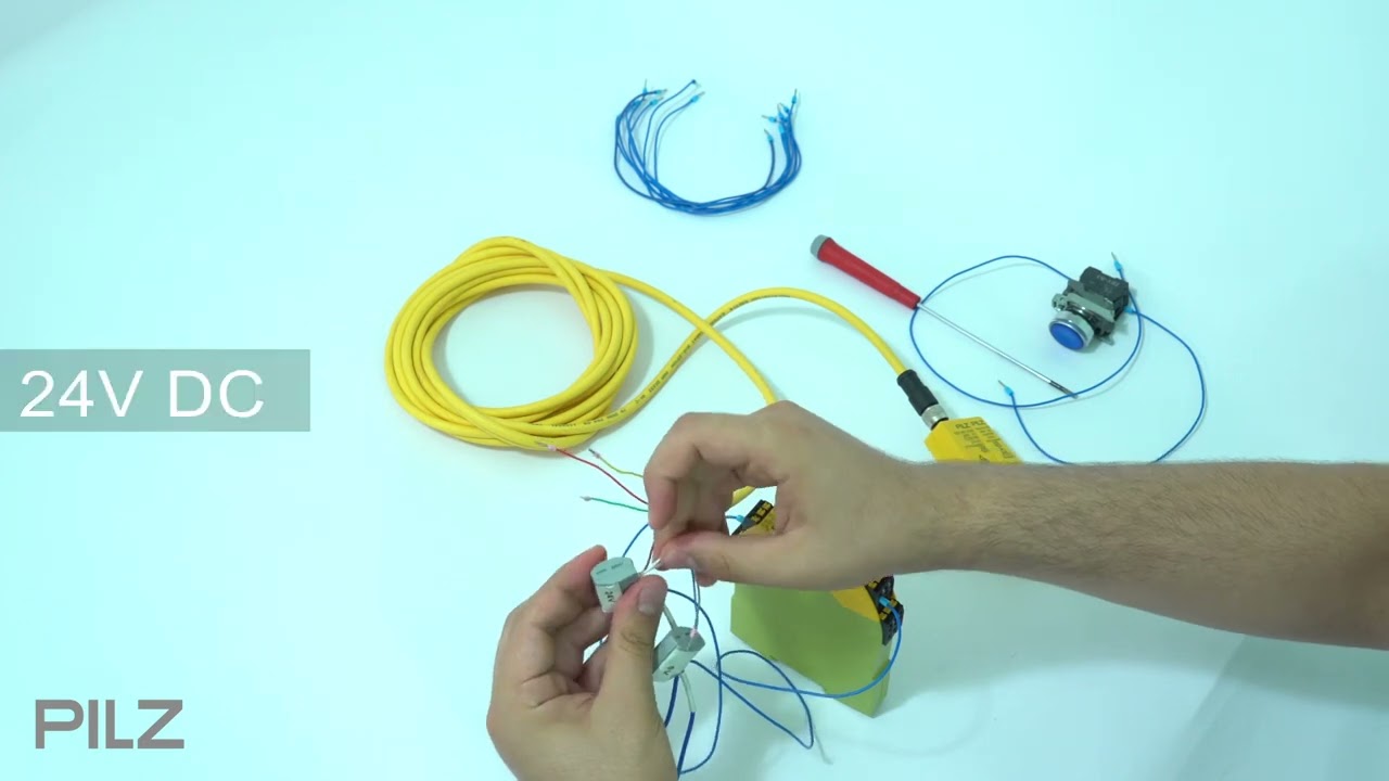 PNOZs3 Emniyet Rölesi ve  PSENcode Emniyet Sivici Bağlantısı