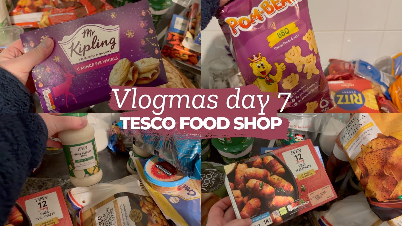 ВЛОГМАС ДЕНЬ 7 - ПРОДОВОЛЬСТВЕННЫЙ МАГАЗИН TESCO
