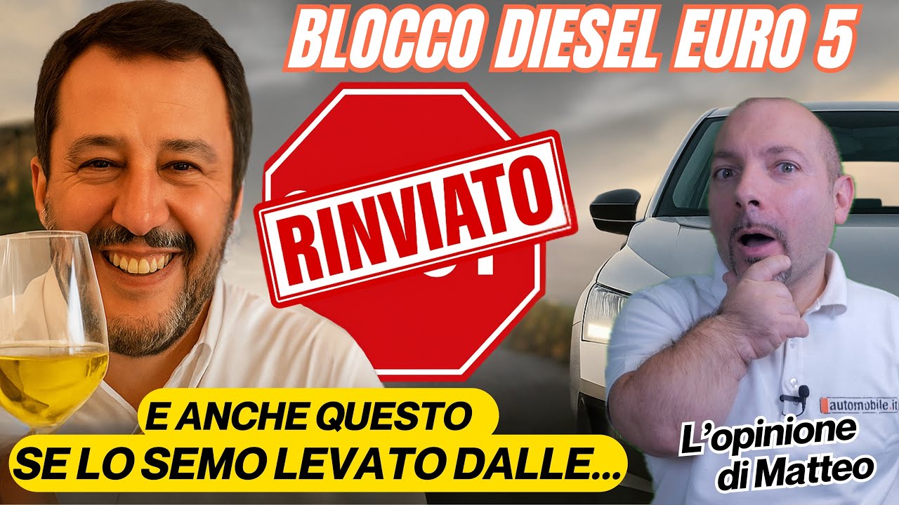Blocco Diesel Euro 5 | RINVIATO tutto al 2026! (E riguarder&agrave; solo le grandi CITT&Agrave;)