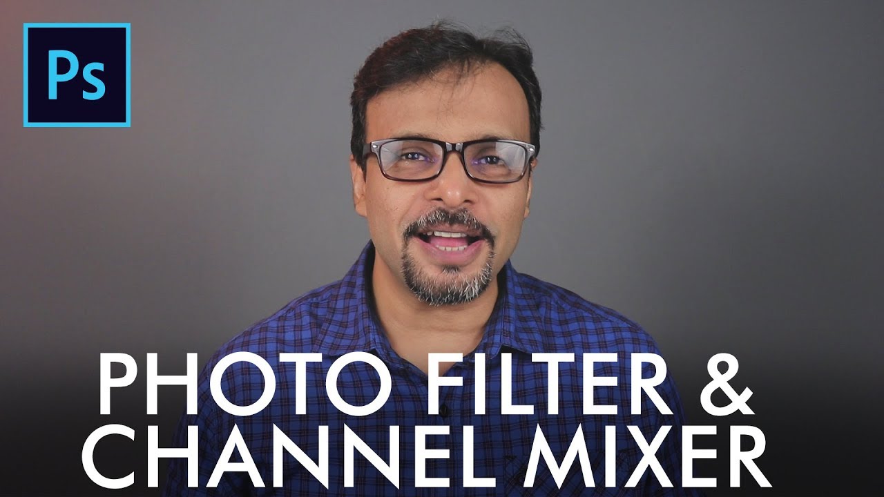 Photo Filter and Channel Mixer in Adobe Photoshop - Urdu / Hindi