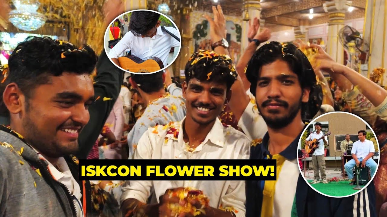 Pushp Abhishek At ISCKON🌼 + Kaaliye Ka Performance