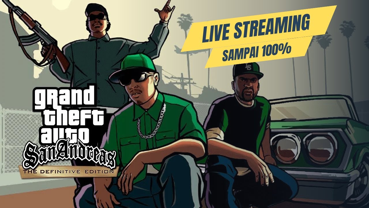 LANJUTIN MISI SPRAY LAGI! GTA San Andreas The Definitive Edition | Live Indonesia #4 Part 2