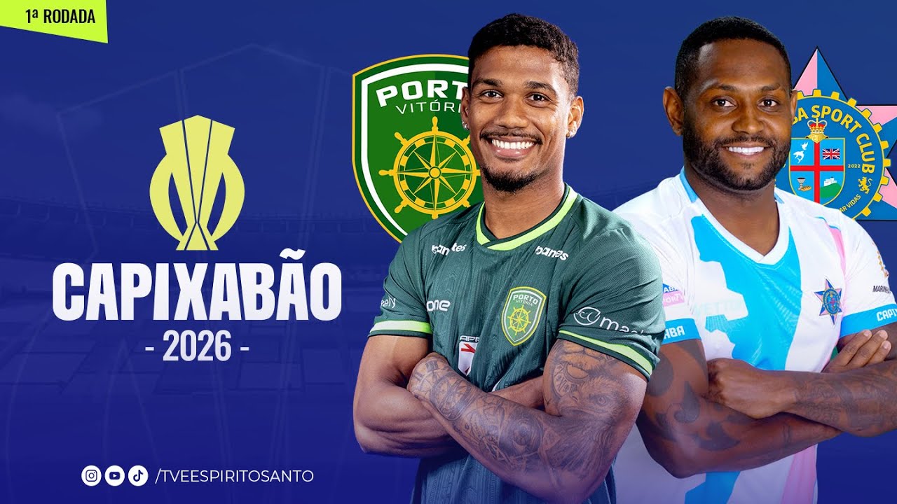 Capixab&atilde;o S&eacute;rie A 2026 | 1&ordf; Rodada | Porto Vit&oacute;ria x Capixaba | 14/01/2026 | 21h30