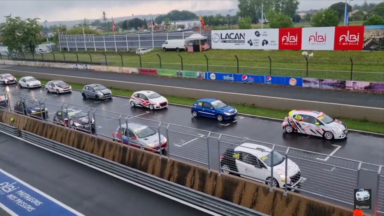 TTE (trophée tourisme endurance) Peugeot 206-208 relais, Albi, mai 2025, course de 4h.