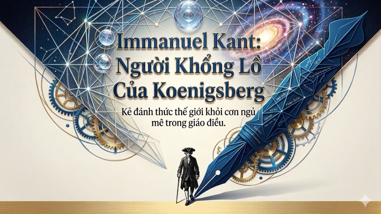 Immanuel Kant: cuộc cách mạng tư duy vĩ đại nhất lịch sử triết học.#kant #vinhan #triethoc
