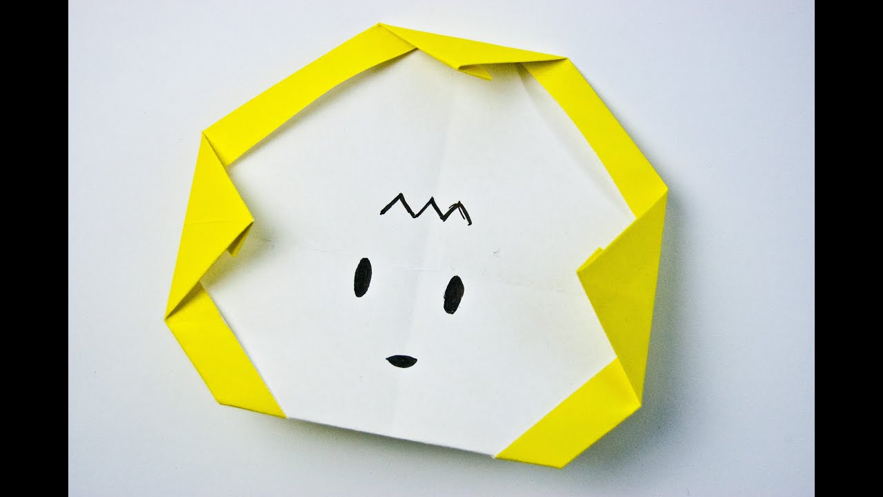 How to make an origami A Monkey face
