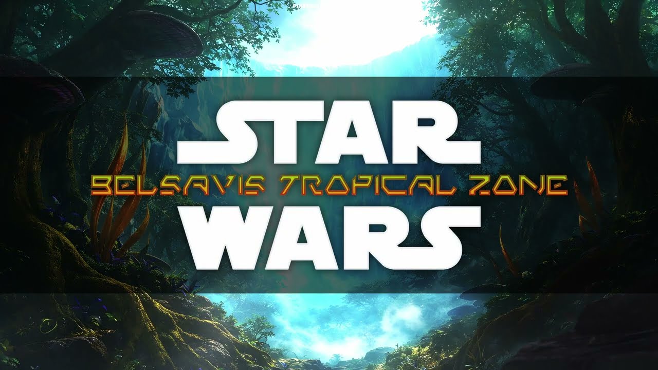 Belsavis Tropical Zone - Star Wars Ambience (Jungle, Glaciers, Creatures, ASMR, Relaxing Soundscape)