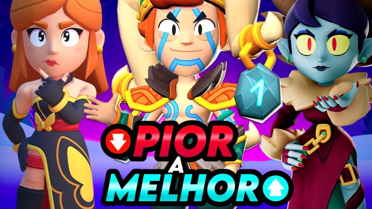 da PIOR a MELHOR SKIN do RANQUEADO 💥 ? ESQUECIDAS PELA SUPERCELL ??