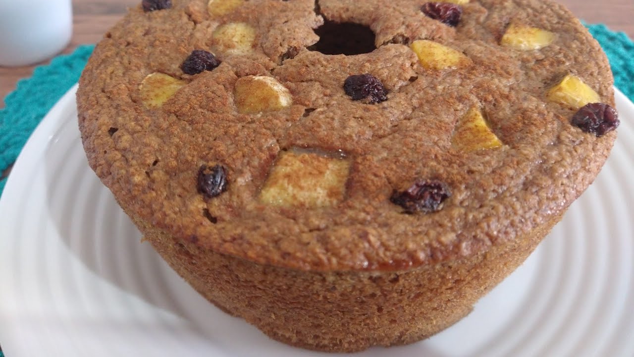 BOLO DE BANANA COM AVEIA | BOLO DE LIQUIDIFICADOR SEM TRIGO  SEM AÇÚCAR E SEM ÓLEO