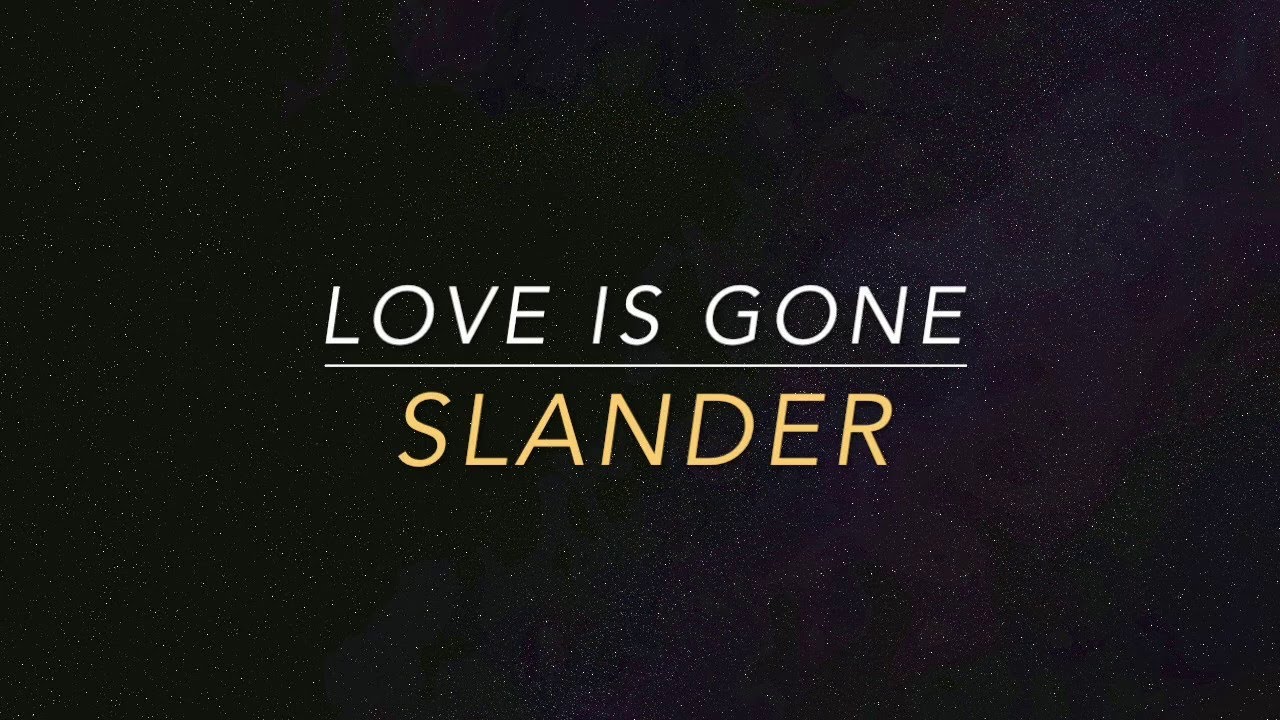 SLANDER-love is gone (acoustic version)•traduzione italiano