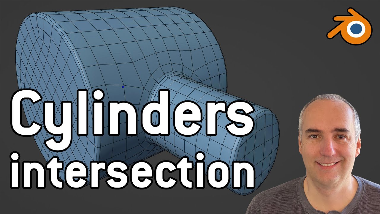 Пересекающиеся цилиндры в Blender
