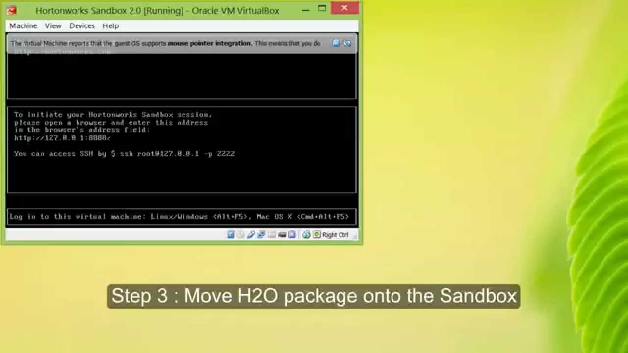Running H2O on Hortonworks Sandbox