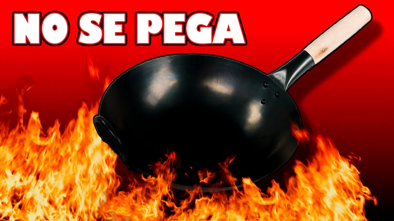 ✅ Cómo CURAR un WOK ► METODO DEFINITIVO - NO SE PEGA NADA 😍