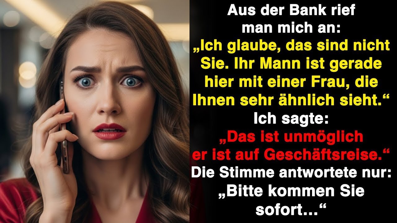 Die Bank rief an: Mein Mann sei dort – mit einer Frau wie ich. „Er ist auf Geschäftsreise…“