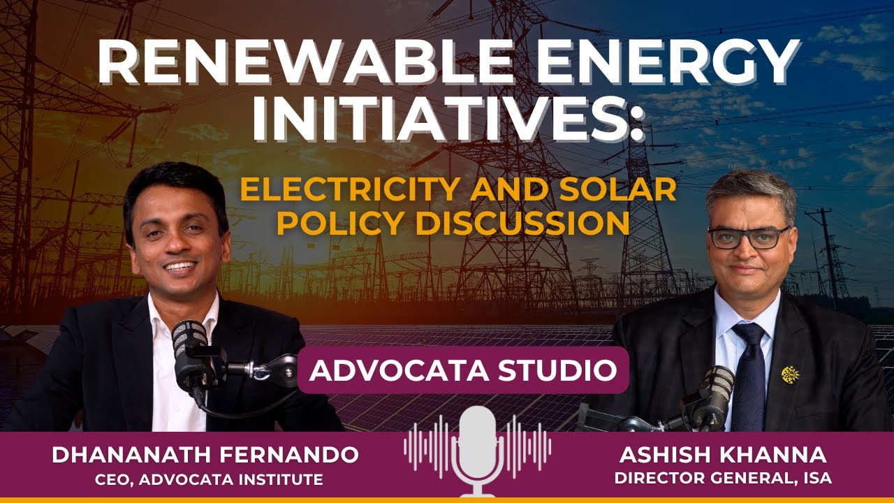 Renewable Energy Initiatives: Electricity and Solar Policy Discussion