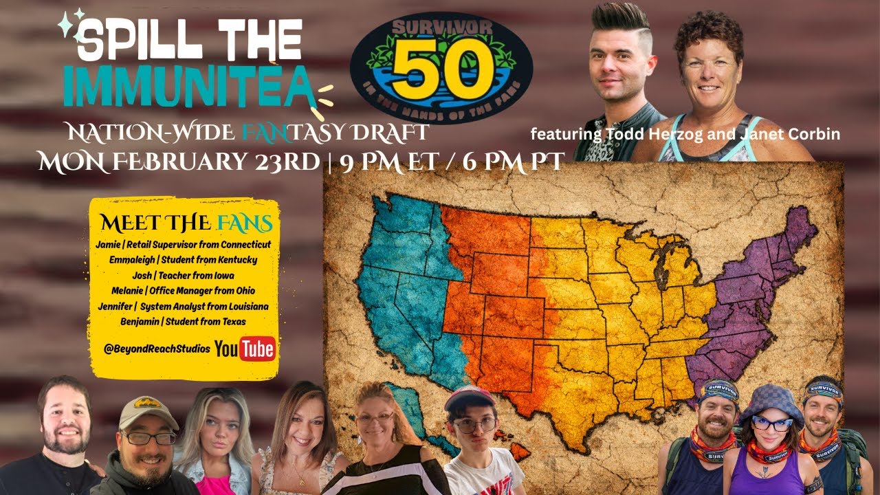 Survivor 50 Janet Corbin, Todd Herzog & Fan Draft!